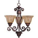 Symphony Chandelier - Oil Rubbed Bronze / Screen Amber
