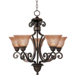 Symphony Chandelier - Oil Rubbed Bronze / Screen Amber