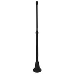 Anchor Pole with Photo Cell - Black