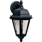 Westlake 1000 Outdoor Wall Light - Black / Clear