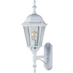 Westlake 1003 Outdoor Wall Light - White / Clear