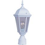 Westlake Outdoor Post Light - White / Clear