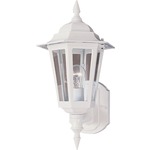 Builder 3000 Outdoor Wall Light - White / Clear