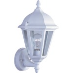 Westlake 1002 Outdoor Wall Light - White / Clear