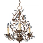 Elegante Chandelier - Etruscan Gold