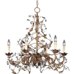 Elegante Chandelier - Etruscan Gold