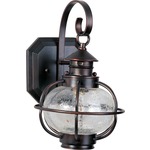 Portsmouth Outdoor Wall Mount - Oil Rubbed Bronze / Seedy Glass