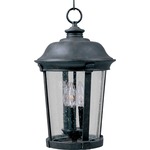 Dover Outdoor Pendant - Bronze / Seedy Glass