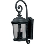 Dover Outdoor Wall Light - Bronze / Seedy Glass