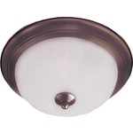 Essentials 583 Ceiling Flush Light - Oil Rubbed Bronze / Frosted