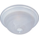 Essentials 584 Ceiling Flush Light - Marble / White