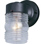 Side Door 92001 Outdoor Wall Light - Black / Clear