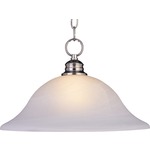 Essentials 91076 Pendant - Marble / Satin Nickel