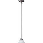 Marin Mini Pendant - Marble / Satin Nickel