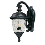 Carriage House DC Hanging Outdoor Wall Light - Oriental Bronze / Water Glass