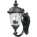 Carriage House DC Outdoor Wall Light - Oriental Bronze / Water Glass