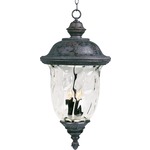 Carriage House DC Outdoor Pendant - Oriental Bronze / Water Glass