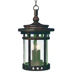 Santa Barbara VX Outdoor Pendant - Sienna / Seedy Glass