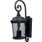 Dover VX Outdoor Wall Light - Bronze / Seedy Glass