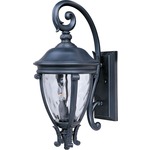 Camden VX Outdoor Wall Light - Black / Water Glass