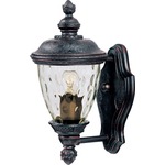 Carriage House VX 404 Outdoor Wall Light - Oriental Bronze / Water Glass