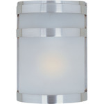 Arc Outdoor Wall Light - Stainless Steel / Frosted