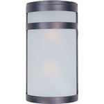 Arc Outdoor Wall Light - Oil Rubbed Bronze / Frosted