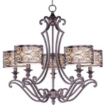 Mondrian Chandelier - Umber Bronze / Wheat