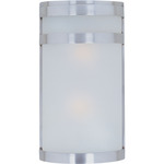 Arc Outdoor Wall Light - Stainless Steel / Frosted