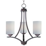 Deven Chandelier - Oil Rubbed Bronze / Satin White