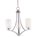 Deven Chandelier - Satin Nickel / Satin White