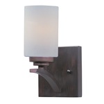 Deven Wall Sconce - Oil Rubbed Bronze / Satin White