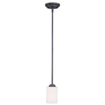 Deven Mini Pendant - Oil Rubbed Bronze / Satin White