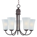 Logan Chandelier - Oil Rubbed Bronze / Frosted