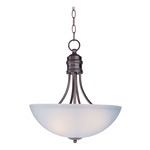 Logan Bowl Pendant - Oil Rubbed Bronze / Frosted