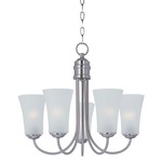 Logan Chandelier - Satin Nickel / Frosted