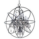 Orbit Pendant - Oil Rubbed Bronze / Crystal