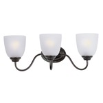 Stefan Bathroom Vanity Light - Oil Rubbed Bronze / Frosted