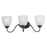 Stefan Bathroom Vanity Light - Oil Rubbed Bronze / Frosted