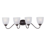 Stefan Bathroom Vanity Light - Oil Rubbed Bronze / Frosted