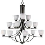 Axis Chandelier - Oil Rubbed Bronze / Frosted