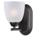 Axis Bathroom Vanity Light - Oil Rubbed Bronze / Frosted