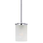 Corona Mini Pendant - Frosted / Satin Nickel