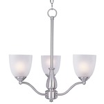 Stefan Chandelier - Satin Nickel / Frosted