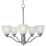 Stefan Chandelier - Satin Nickel / Frosted