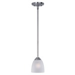 Stefan Mini Pendant - Satin Nickel / Frosted