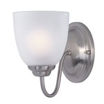 Stefan Bathroom Vanity Light - Satin Nickel / Frosted