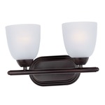Axis Bathroom Vanity Light - Oil Rubbed Bronze / Frosted