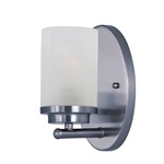 Corona Wall Sconce - Frosted / Polished Chrome