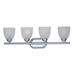 Axis Bathroom Vanity Light - Polished Chrome / Frosted